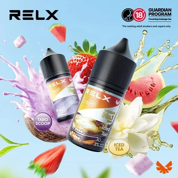 RELX 煙油 30ml 瓶裝系列 | 悅刻原廠尼古丁鹽煙油，注油式主機首選